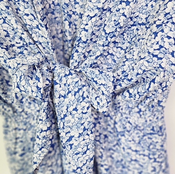 Petal & Pup dress blue white ditsy above the knee dress size 12 - Picture 7 of 15